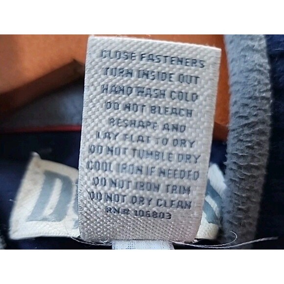 Duluth Trading Mens Windproof Full Zip Sweater Jacket Shetland Wool Navy Size XL - Picture 7 of 8